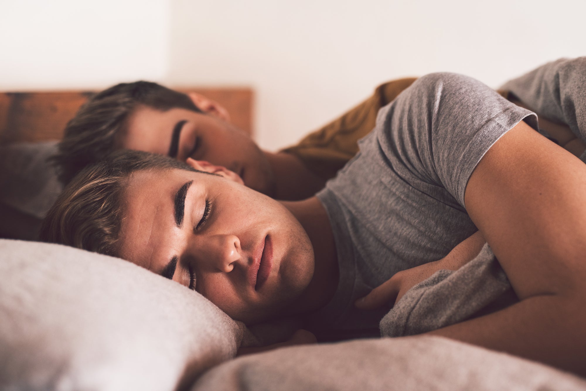 Sucking sleeping gay porn